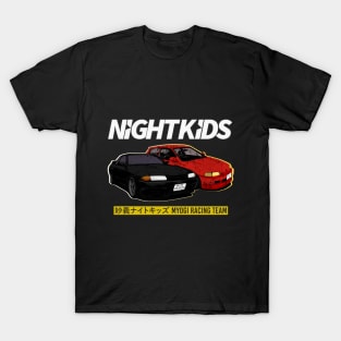 Initial D - Night Kids Print T-Shirt